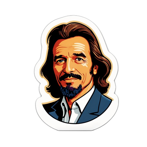 Sticker de Didier Barbelivien avec des paroles évocatrices