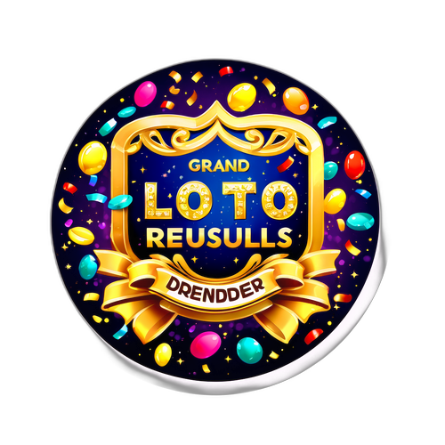 Disenyo ng Grand Lotto Resullts na may Kapistahan