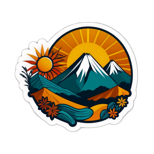 Sticker de Jujuy: Naturaleza y Cultura