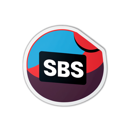 SBS 방송을 상징하는 스티커