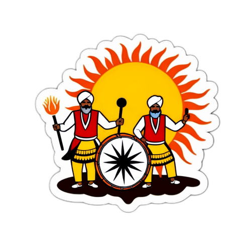 मराठी संस्कृति का उत्सव Sticker