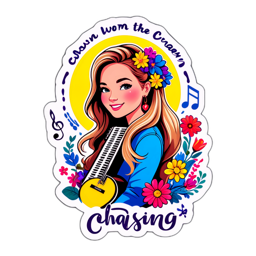 Vibrant Country Music Sticker
