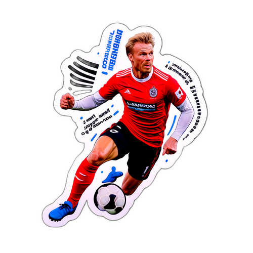 Jørgen Strand Larsen i aksjon