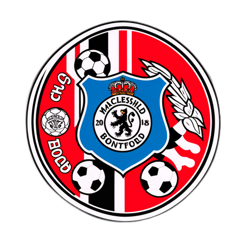 Macclesfield og Brentford som stiliserede fodboldhold