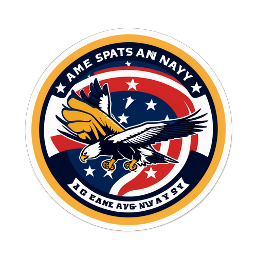アーミー・ネイビーゲームのスポーツテーマステッカー