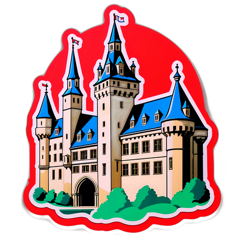 A luxemburgi kastély részletei