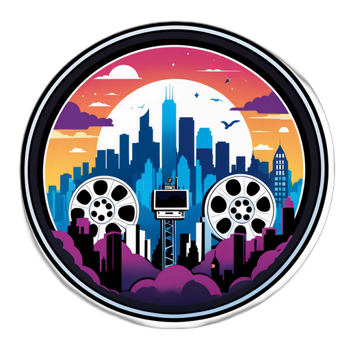 Sticker di un rullo cinematografico per Paramount Plus