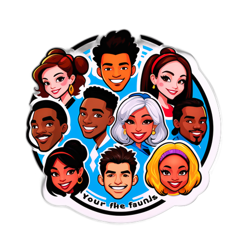 Stickers z programem "Twoja twarz brzmi znajomo"