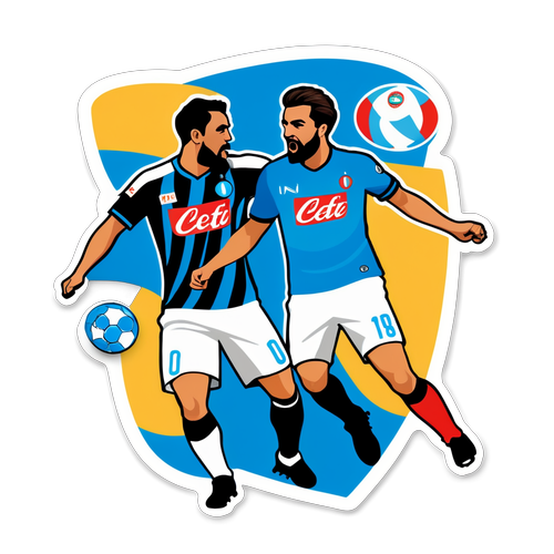 Stiker Pertandingan Napoli vs Udinese