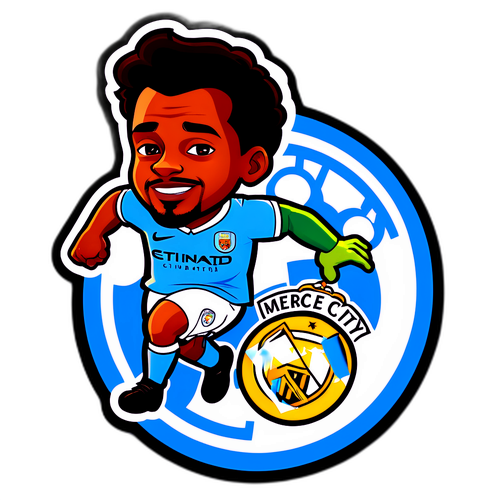 Thiết kế nhãn dán cho câu lạc bộ Man City