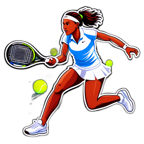 Portrait Sticker ni Alexandra Eala sa Tennis