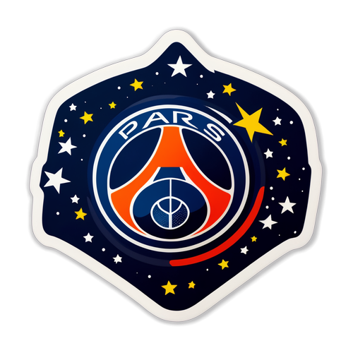 Logo PSG Berkilau! Pertandingan Seru LOSC vs PSG di Lapangan Bintang!