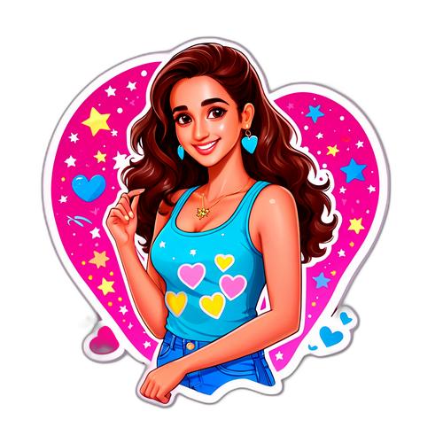 डिशा पटानी का प्यारा स्टिकर