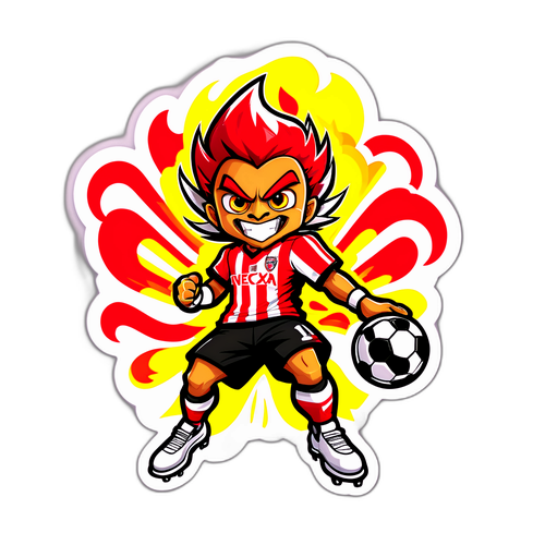 Criando um Sticker do Mascote do Necaxa em Ação