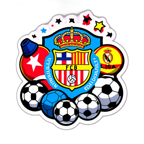 Stiker Liga Spanyol yang Menarik