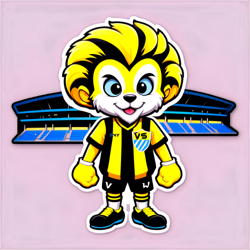 Vitesse Mascotte Sticker