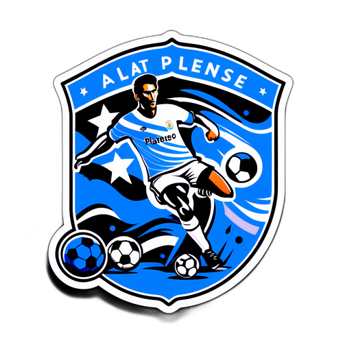 Diseño estilizado de Platense y Argentino
