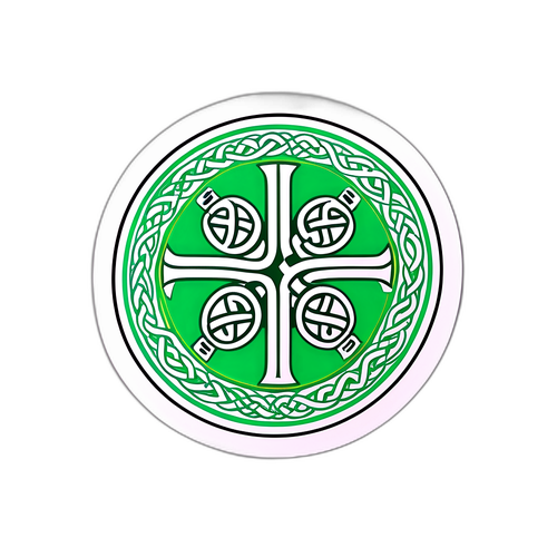 Sticker cu simboluri celebre ale echipei Celtic