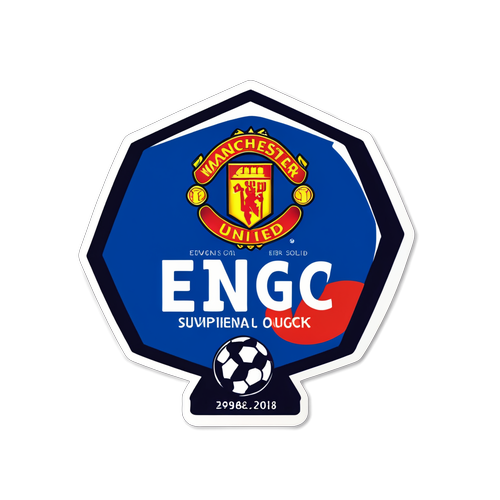 Sticker Logos Manchester United dan Rangers