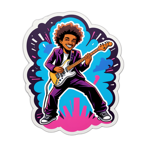 Sticker z Damieckim w akcji na koncercie