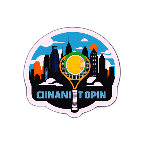 Stylish na Sticker para sa Cincinnati Open