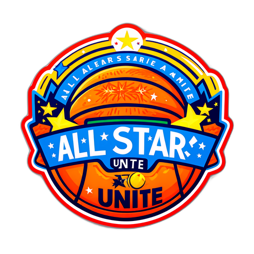 NBA All-Star Oyununu Kutlayan Canlı Sticker