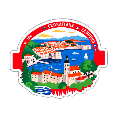 Kibandiko cha Croatia
