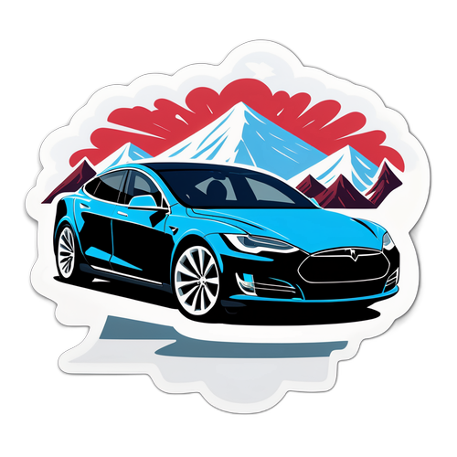 关于特斯拉副总裁离职的幽默贴纸