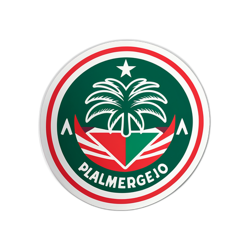Stiker Pertandingan Palmeiras vs Flamengo