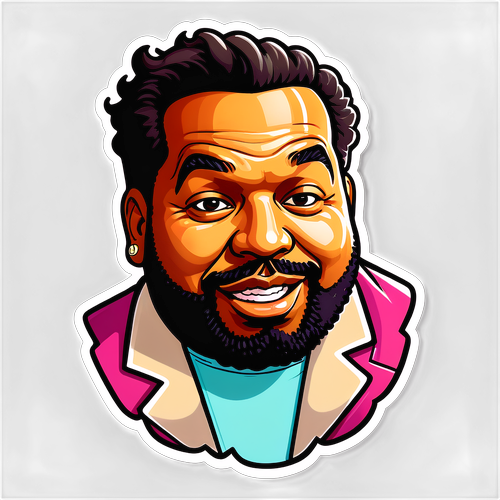 Unleash the Vibe: Fatman Scoop's Retro Catchphrase Sticker – Get Yours Now!