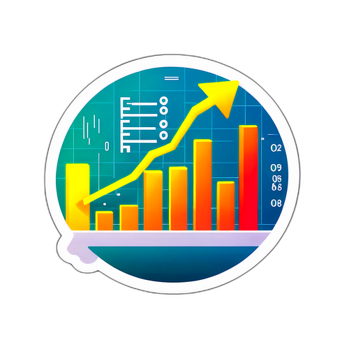 经济数据可视化贴纸