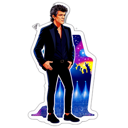 Marc Lavoine op het podium