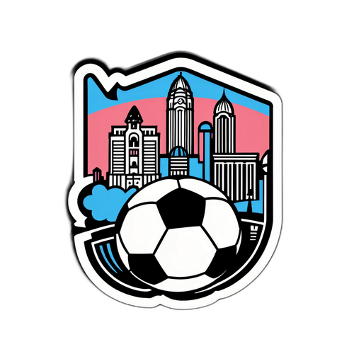 Sticker ng Logo ng Cincinnati at Inter Miami