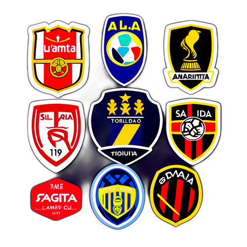 สติกเกอร์ธีมเซเรียอาที่มีทีมยอดนิยม