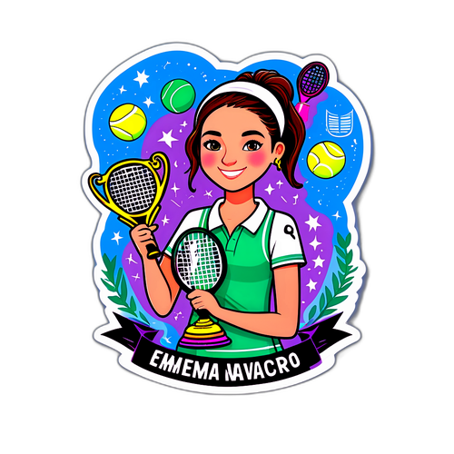Adesivo cittadino per Emma Navarro