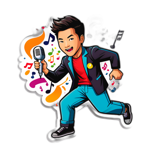 Dynamic Music Sticker Design