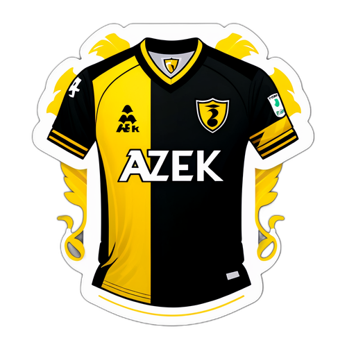 AEK Larnaca Fotsballdrakt Klistermerke