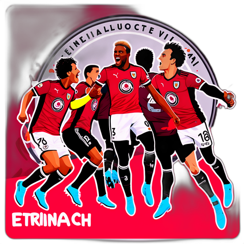 आक्रामक मञ्च पर 'Eintracht Frankfurt vs Aston Villa'