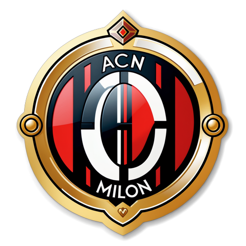 Sticker Klasik AC Milan dan Feyenoord