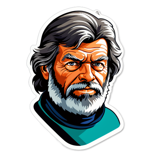 Abenteuer in den Bergen: Reinhold Messner Sticker