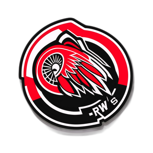 Minimalist RW and S Sticker Design