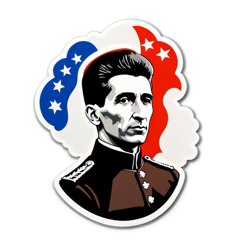 Sticker dedicat lui Corneliu Zelea Codreanu