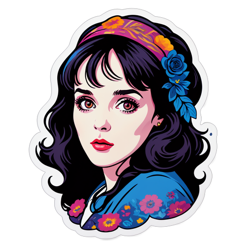 Élégance Éclipsante : Découvrez le Sticker Inspiré par Isabelle Adjani