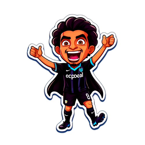Stiker Lucu Salem Al Dawsari Merayakan Gol
