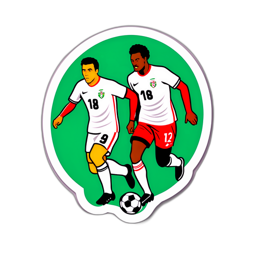 Jugadores de fútbol en acción