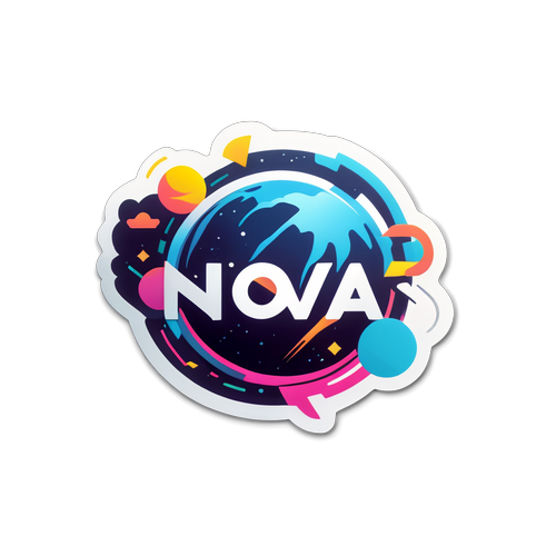 NOVA.cz: Moderní design s logy a ikonami různých zpráv
