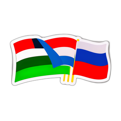 Tarra, joka yhdistää Unkarin ja Suomen liput