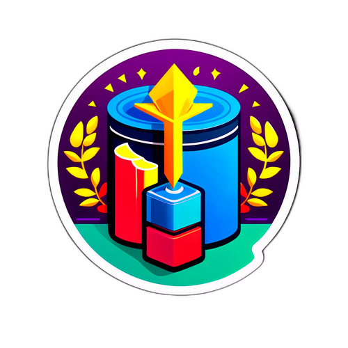 Стикер с изображением растущих ставок по депозитам