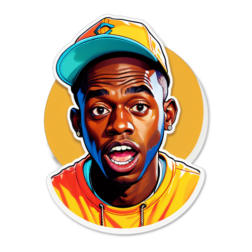 Farverig Kunstnerisk Udfoldelse med Tyler, The Creator