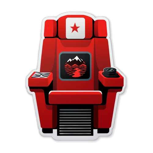 Twin Peaks Cinema Throne Sticker